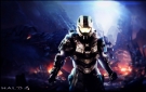 halo 4 wallpaper - red - blue