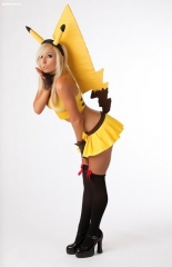 Jessica Nigri Sexy Pokemon Pikachu Cosplay Costume