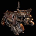 The Digger Launcher from gears of war