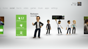 New Xbox Social Tab