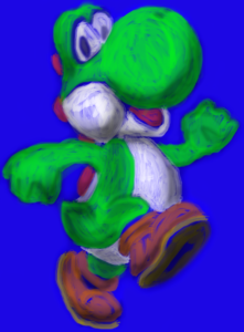 super mario character yoshi