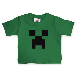 official licenced minecraft apparel creeper tee for kids