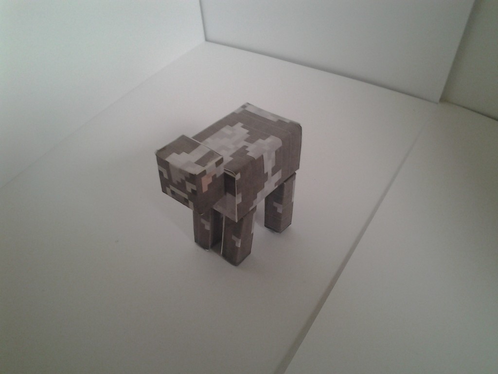 Minecraft Papercraft (Cow)