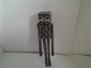 Enderman cutout and glued