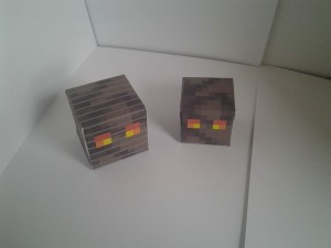 2 magma cube papercraft models