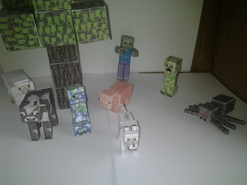 Minecraft Papercraft Creeper