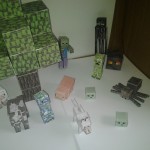 Papercraft Minecraft models