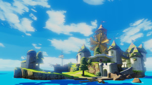 Wii U Wind Waker Screenshot - Winfall Island side