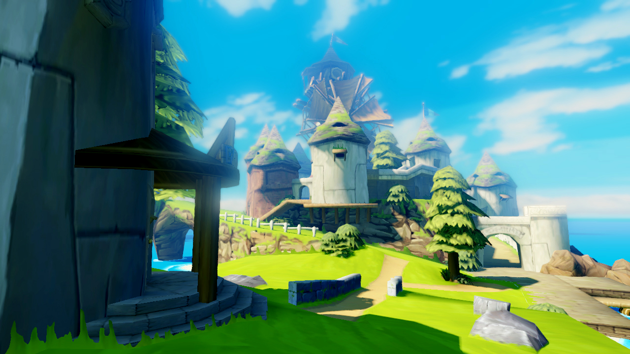 Windmill on Windfall Island from Zelda Wii U