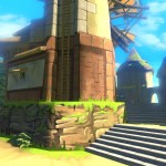 winfall island architecture from Wind Waker HD