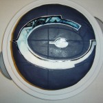 Halo logo on birthday cake