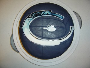 Halo logo on birthday cake