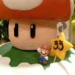 Mario, Mushroom, star cake