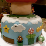 Mario Bros cake - rear view