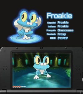 Pokemon X and Y starter Froakie