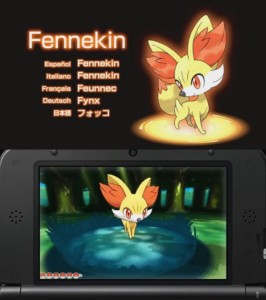 Pokemon X and Y starter Fennekin