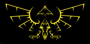 Hyrule emblem tribal design