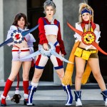 3 sexy cosplay girls