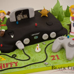 nintendo 64 zelda cake