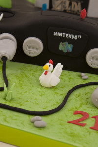 nintendo 64 zelda cake